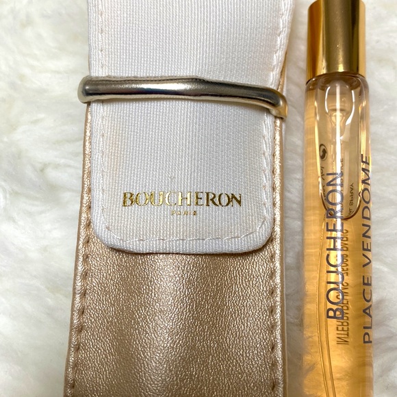 Other - BOUCHERON fragrance with classy travel pouch!😊💛